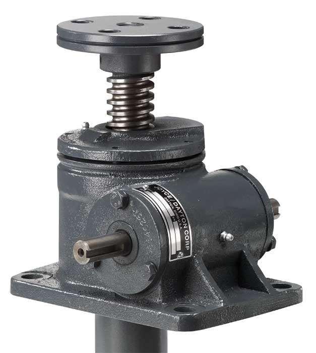 Actuador tipo gato con transmisión de tornillos sin fin - Urany®